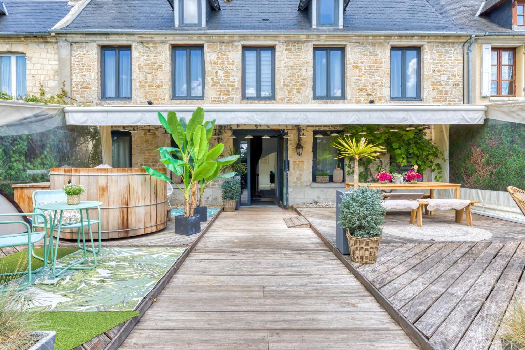 La Dame de Coeur la maison à l'orée de Deauville Touques Esterno foto